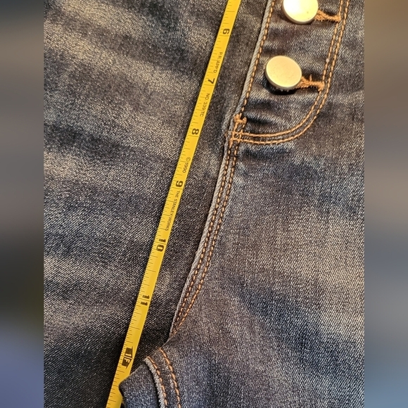 Denim by Laura Distressed Buttonfly Bootcut Jeans - Picture 7 of 10